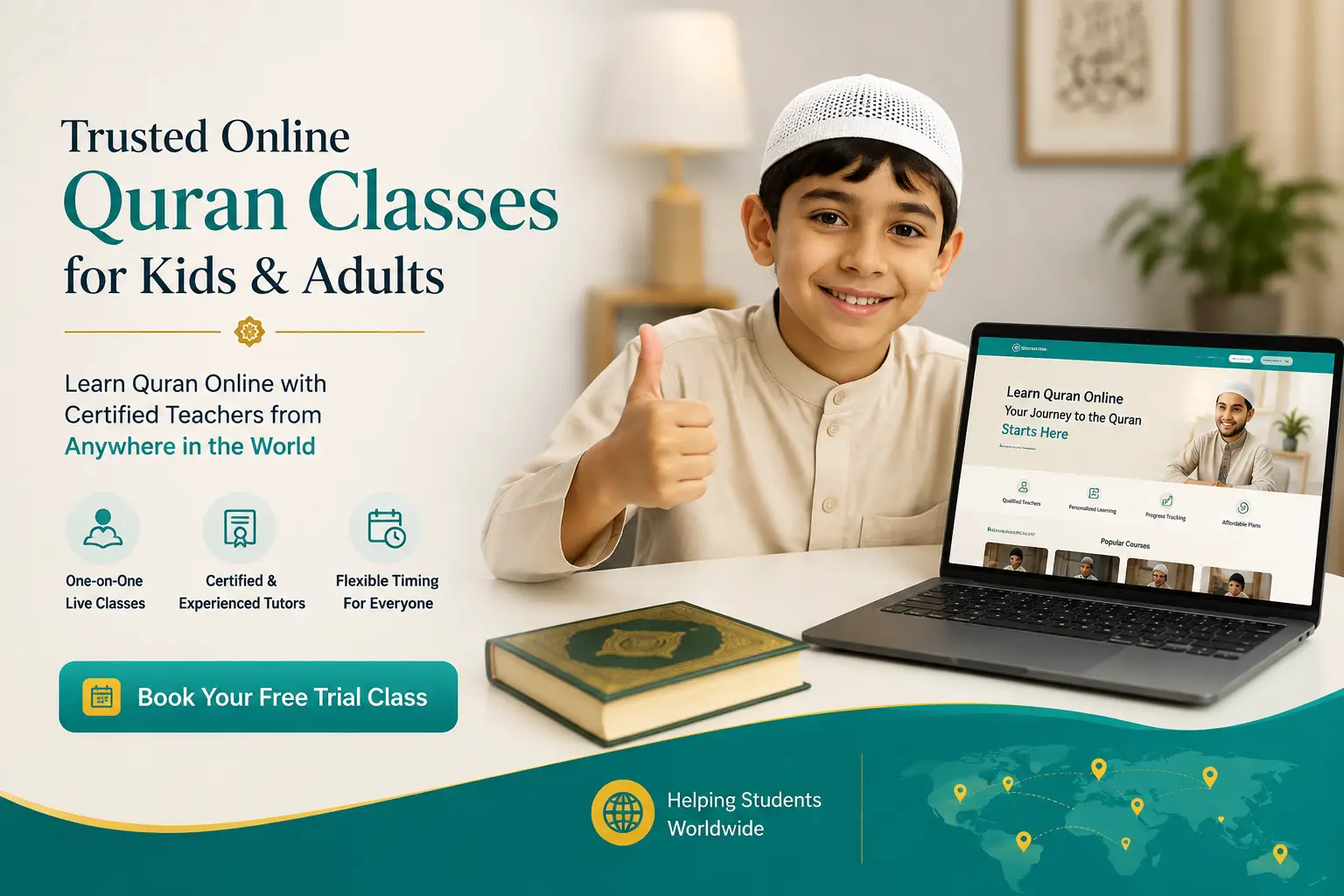 Trusted online Quran academy serving students in the USA