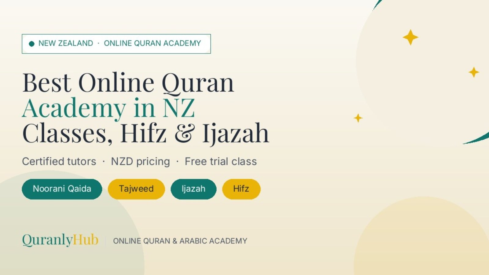 Best Online Quran Academy in New Zealand - Noorani Qaida, Tajweed, Hifz, Ijazah, free trial class