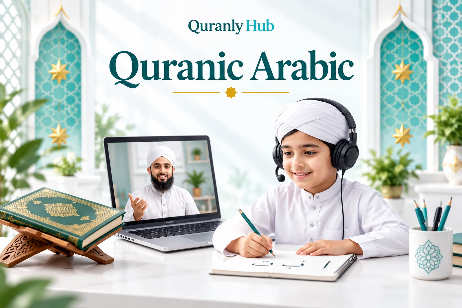 Quranic Arabic course illustration